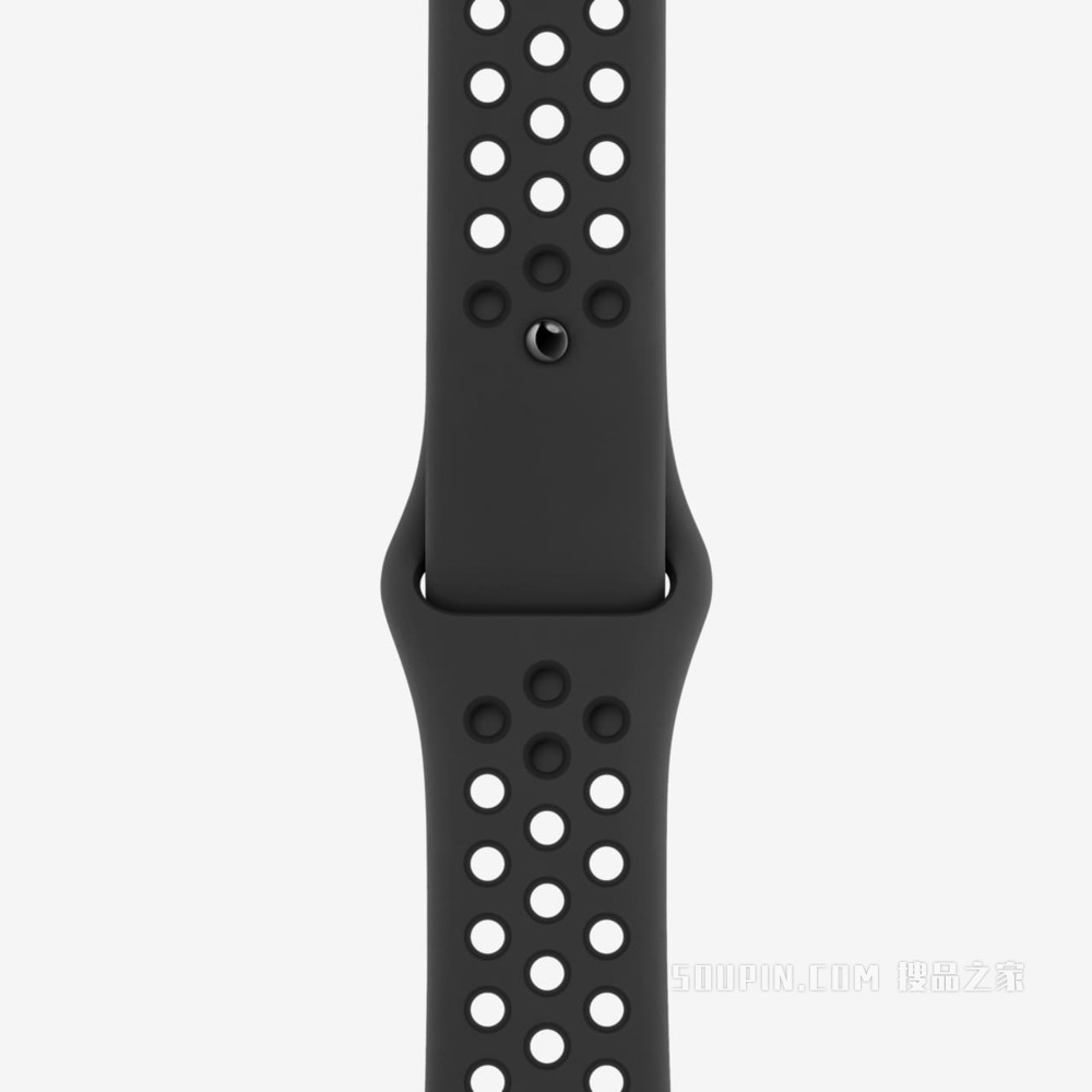 Apple Watch Series 7（GPS + 蜂窝网络）搭配 Nike 运动表带 45 毫米午夜色铝金属表壳