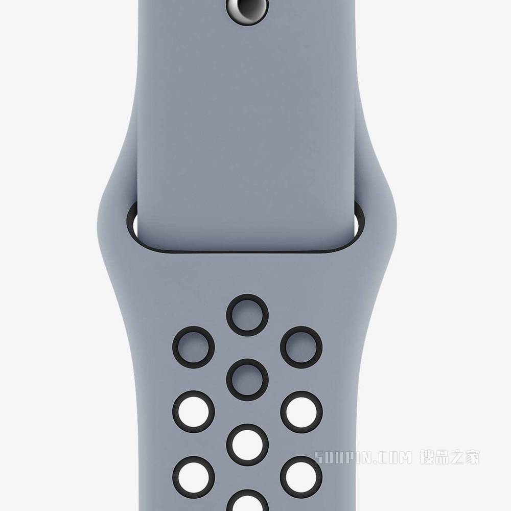 40 毫米曜石灰/黑色 Nike 运动表带 - 标准号