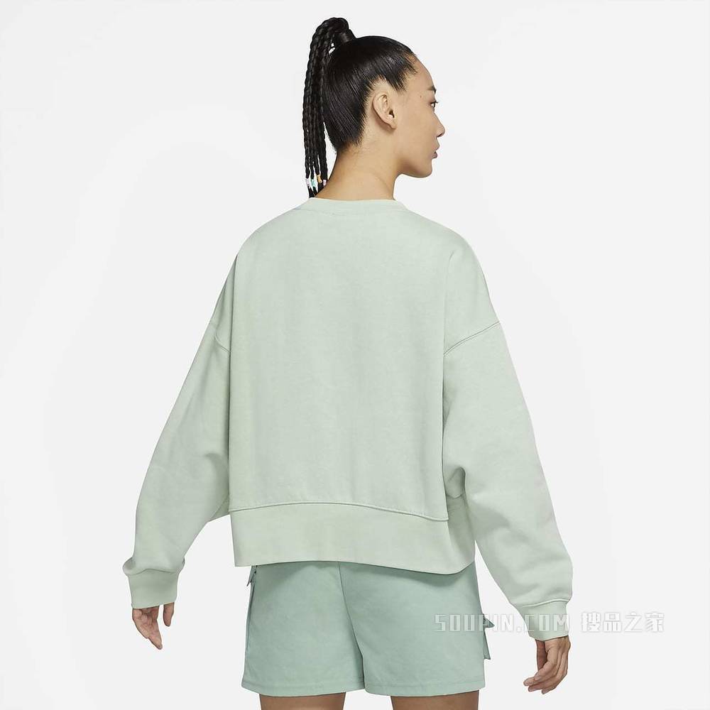 Nike Sportswear Collection Essentials 女子起绒圆领上衣