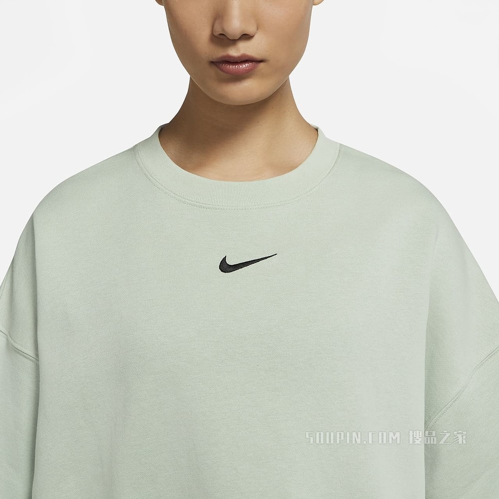 Nike Sportswear Collection Essentials 女子起绒圆领上衣