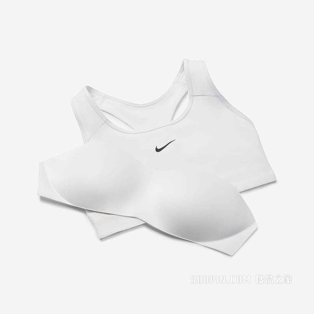 Nike Swoosh 女子中强度支撑一片式衬垫运动内衣