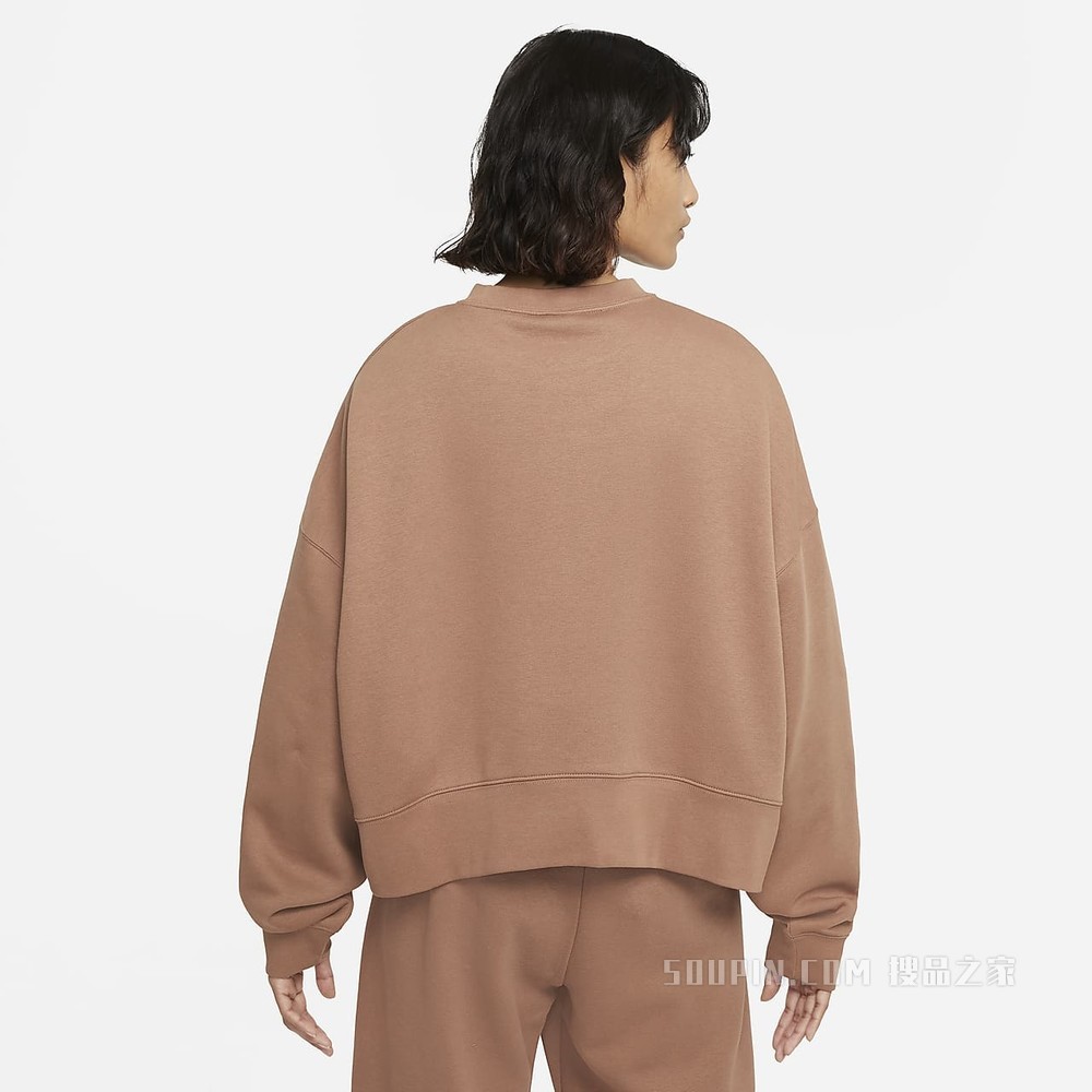 Nike Sportswear Collection Essentials 女子起绒圆领上衣