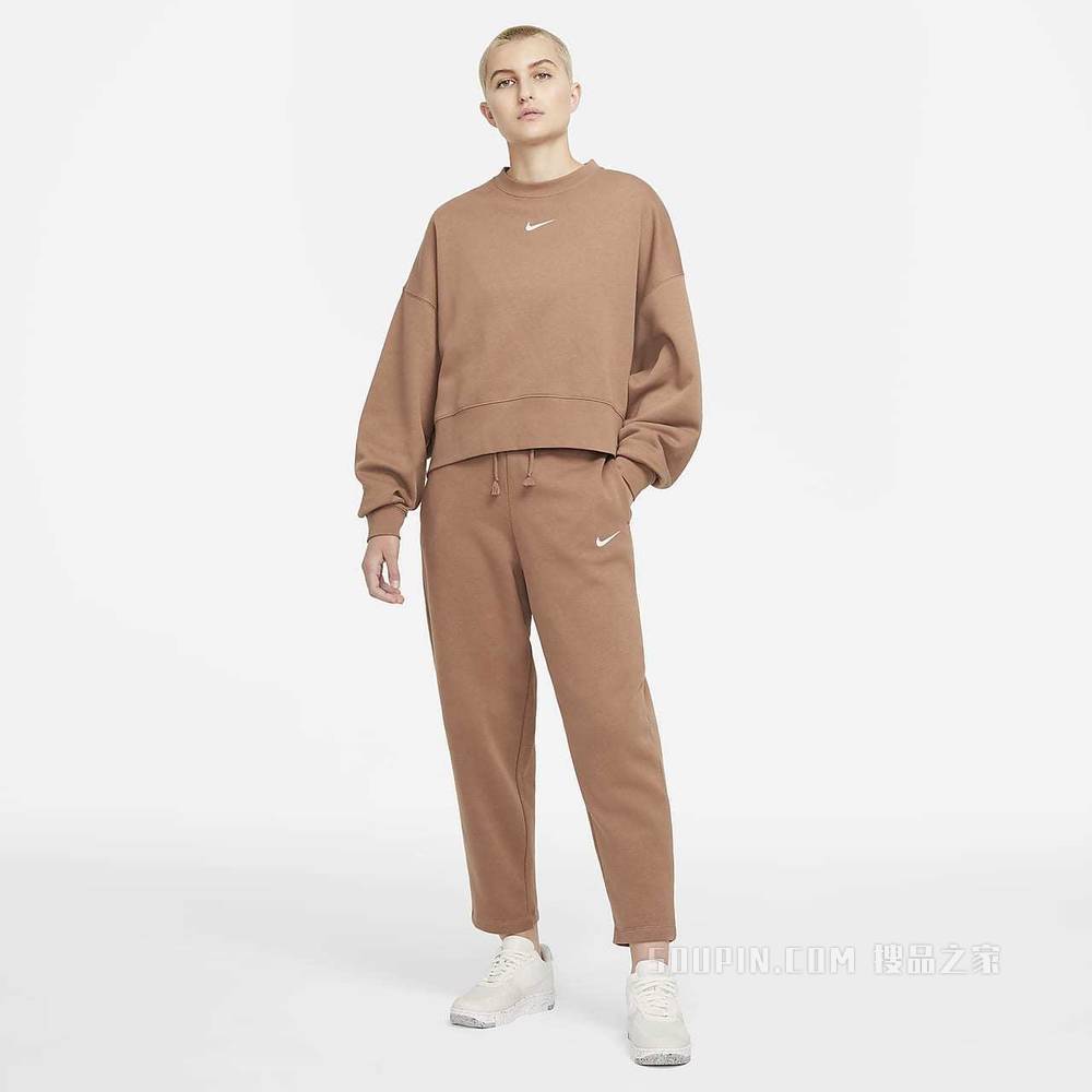 Nike Sportswear Collection Essentials Curve 女子起绒长裤