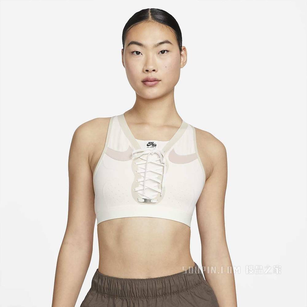 Nike Dri-FIT Swoosh Air Force 1 Laced 女子中强度支撑运动内衣