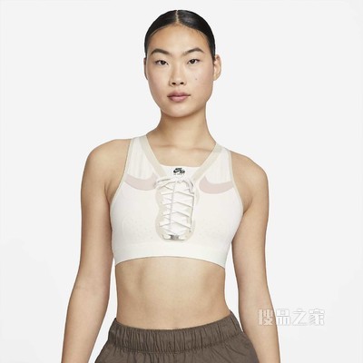 Nike Dri-FIT Swoosh Air Force 1 Laced 女子中强度支撑运动内衣