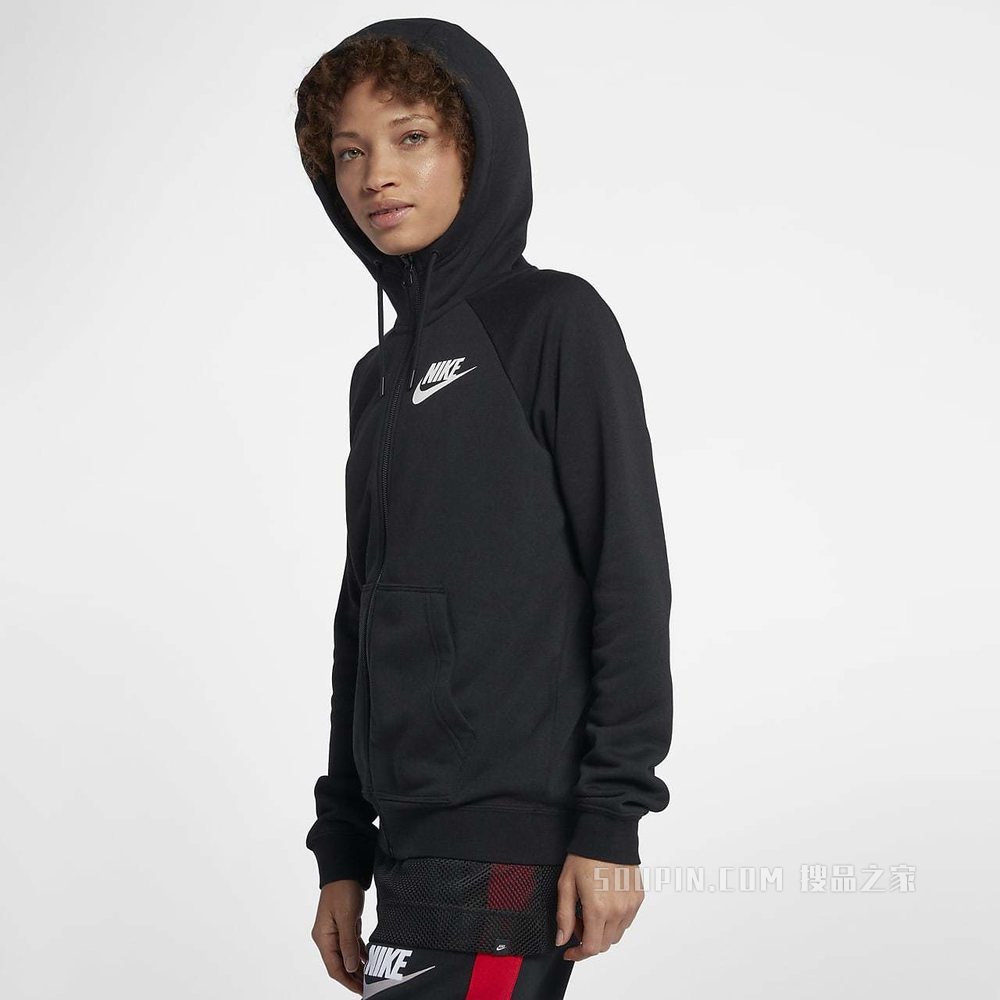 Nike Sportswear Rally 女子全长拉链开襟连帽衫