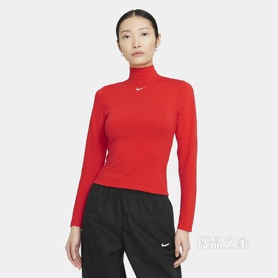 Nike Sportswear Collection Essentials 女子长袖企领上衣