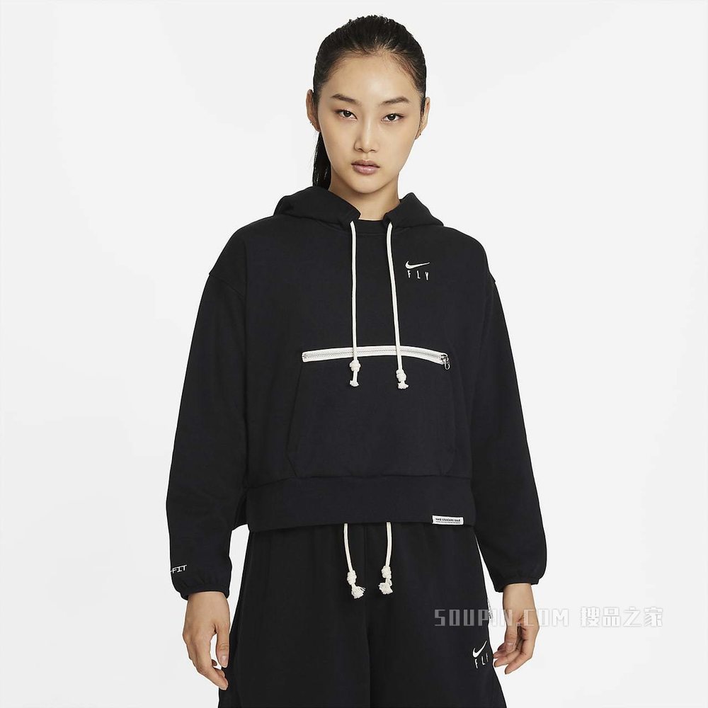 Nike Dri-FIT Swoosh Fly Standard Issue 女子套头篮球连帽衫