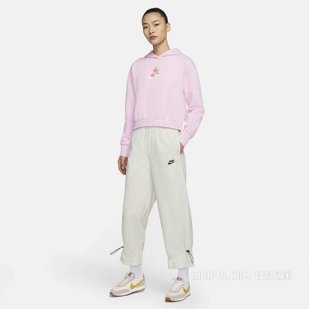 Nike Sportswear 女子起绒套头连帽衫