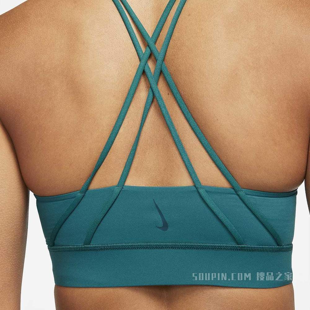 Nike Swoosh Luxe 女子中强度支撑衬垫运动内衣