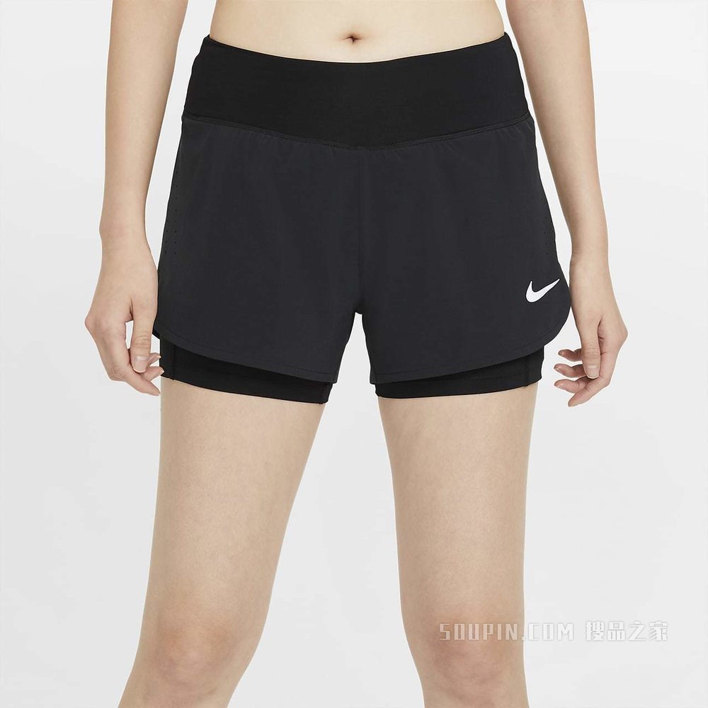 Nike Eclipse 2-In-1 女子跑步短裤