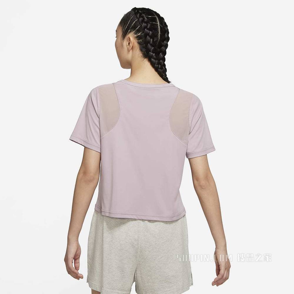 Nike Yoga Dri-FIT Mesh 女子短袖上衣