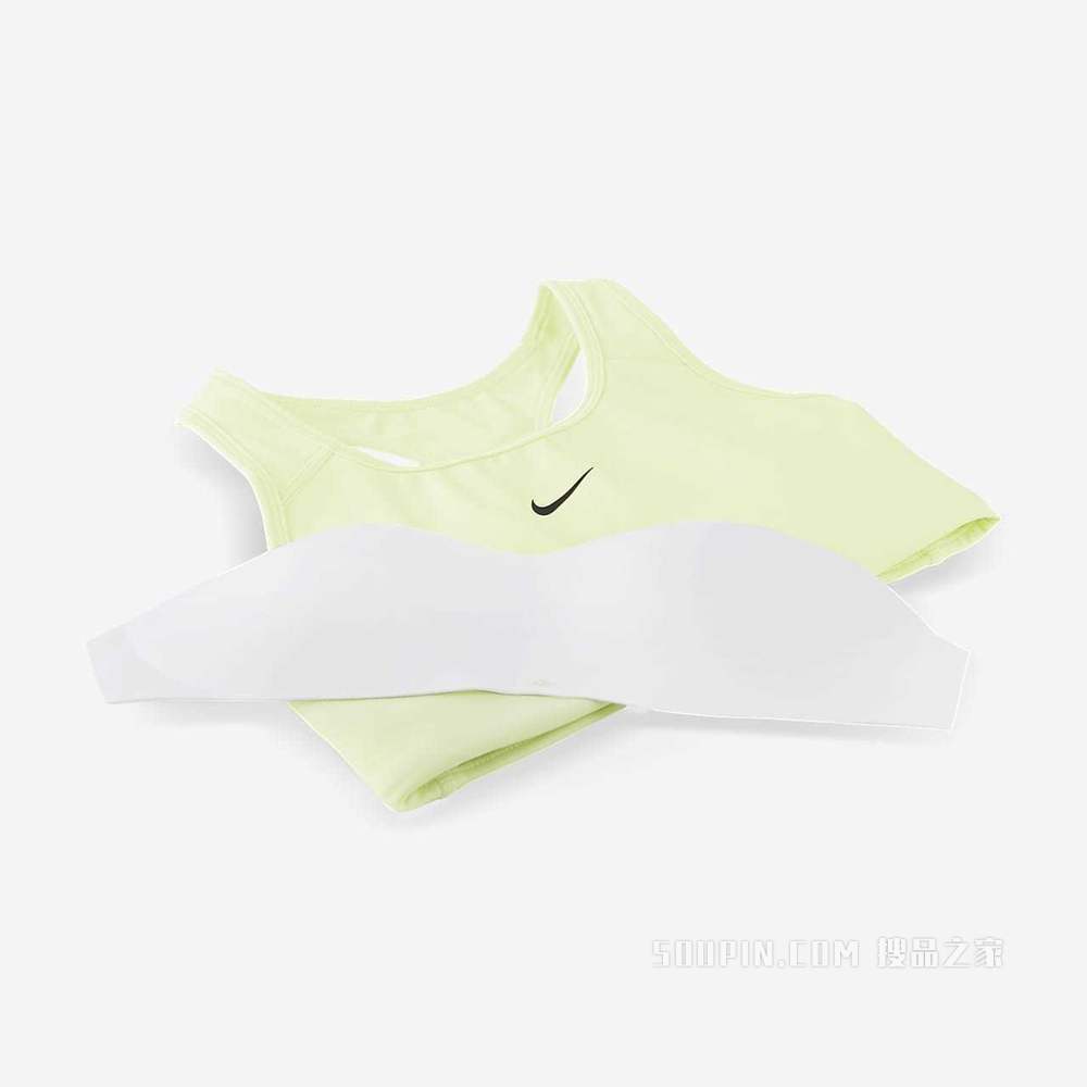 Nike Swoosh 女子中强度支撑一片式衬垫运动内衣