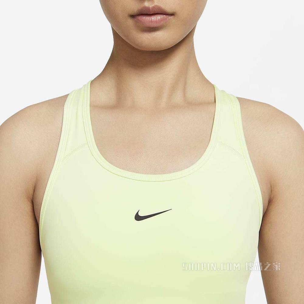 Nike Swoosh 女子中强度支撑一片式衬垫运动内衣