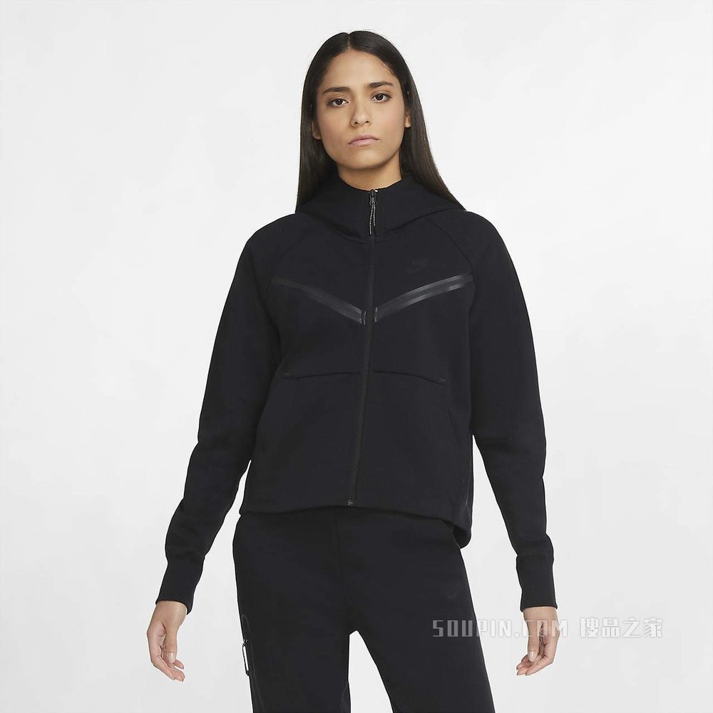 Nike Sportswear Tech Fleece Windrunner 女子全长拉链开襟连帽衫