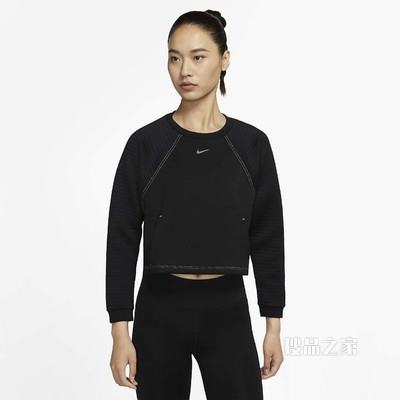 Nike Pro Luxe 女子针织圆领训练上衣