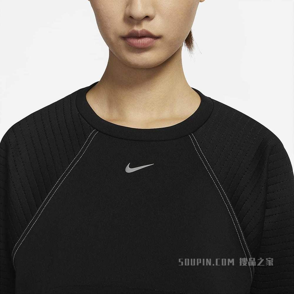 Nike Pro Luxe 女子针织圆领训练上衣