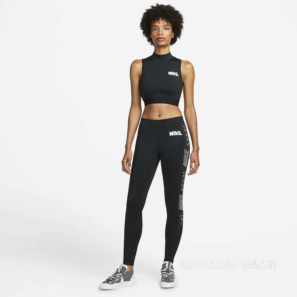Nike x sacai 女子中腰紧身裤