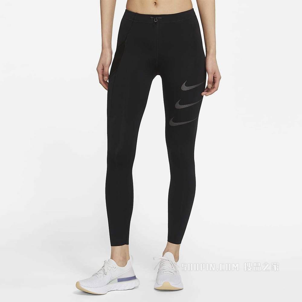 Nike Epic Luxe Run Division 女子中腰跑步紧身裤