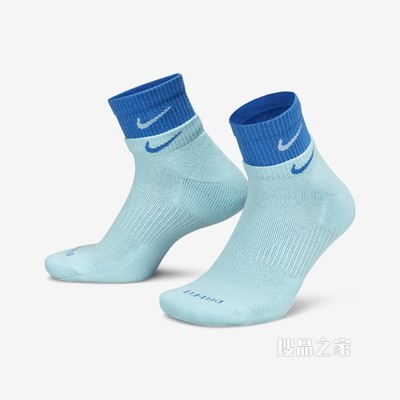 Nike Everyday Plus Cushioned Ankle 训练袜（1 双）
