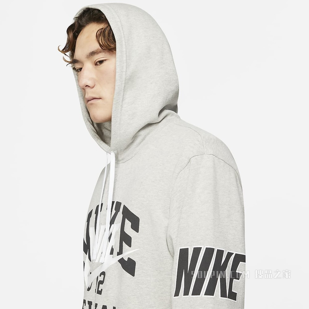 Nike Sportswear 男子法式毛圈套头连帽衫