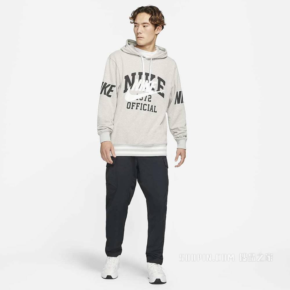 Nike Sportswear 男子法式毛圈套头连帽衫