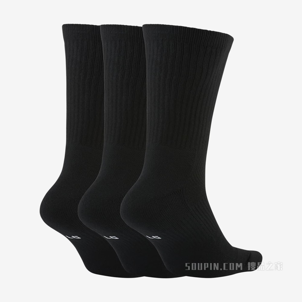 Nike Everyday Crew 篮球袜（3 双）