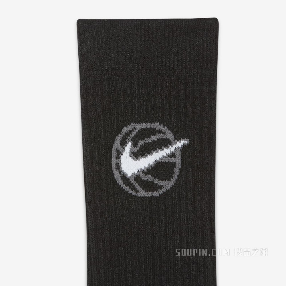 Nike Everyday Crew 篮球袜（3 双）