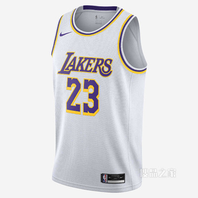 2020 赛季洛杉矶湖人队 (LeBron James) Association Edition Nike NBA Swingman Jersey 男子球衣