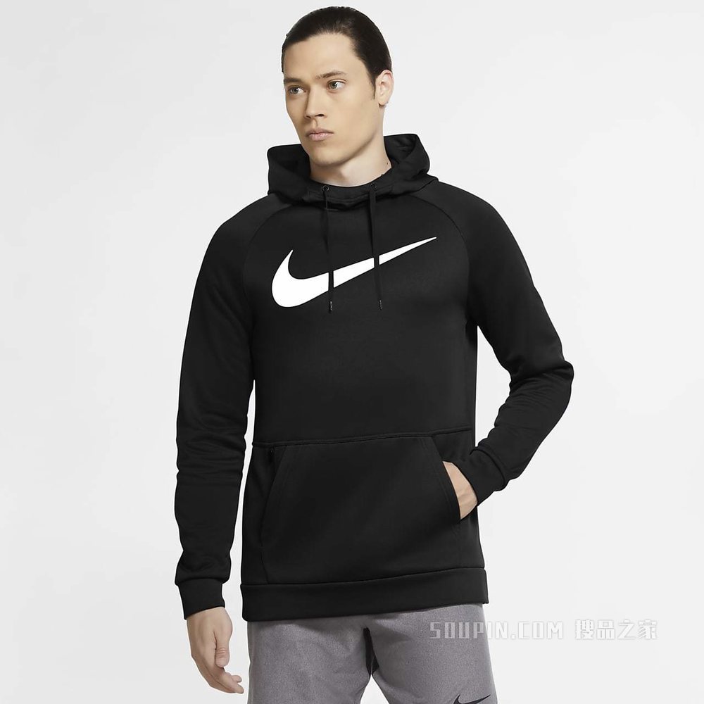 Nike Therma Swoosh 男子套头训练连帽衫