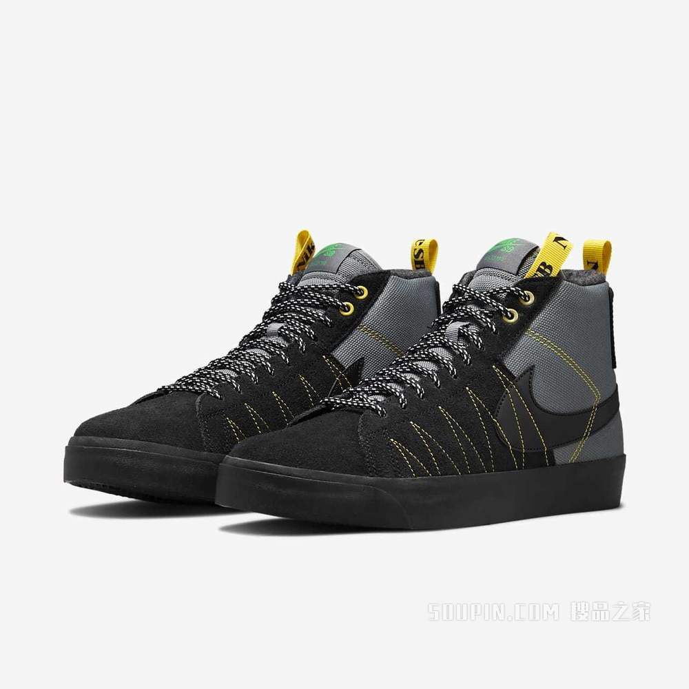 Nike SB Zoom Blazer Mid PRM 男/女滑板鞋