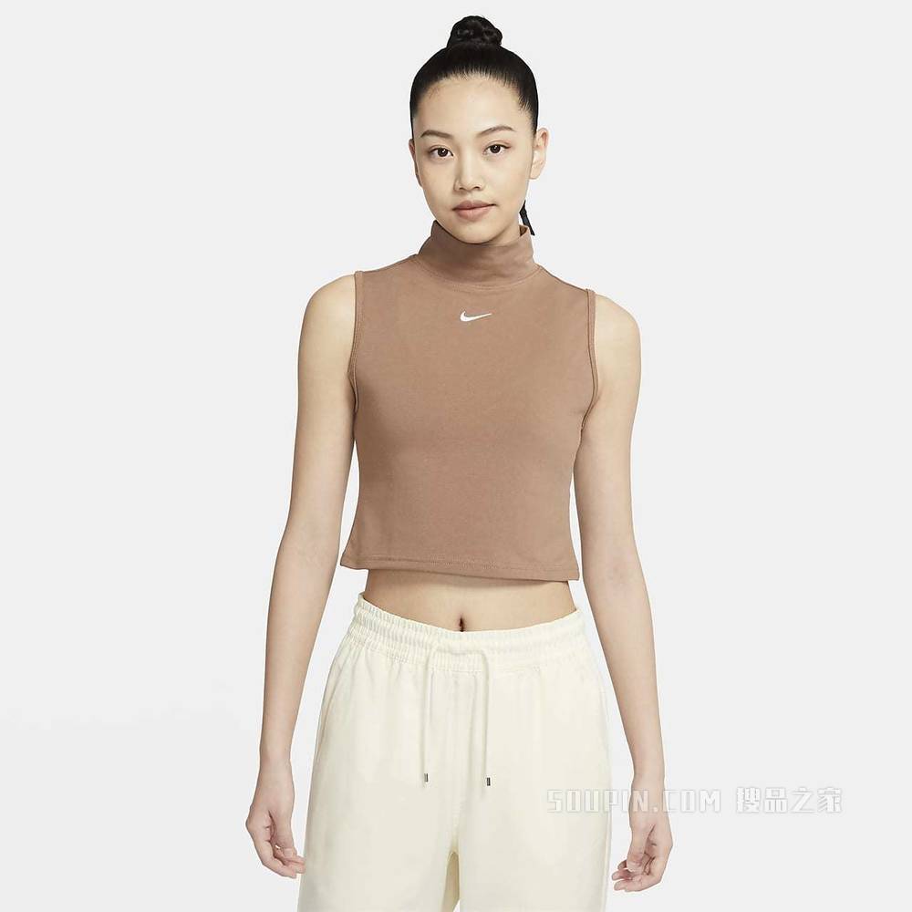 Nike Sportswear Collection Essentials 女子无袖企领上衣