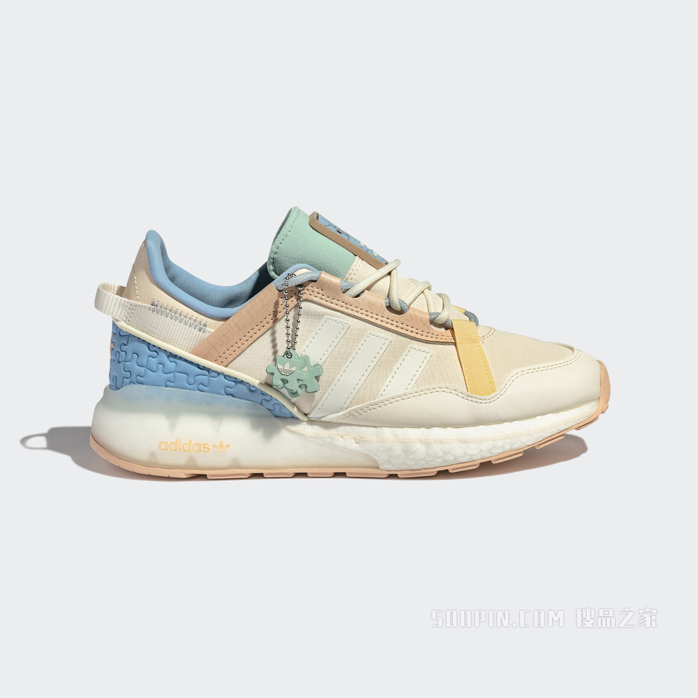 ZX 2K BOOST PURE 情侣款低帮经典运动鞋