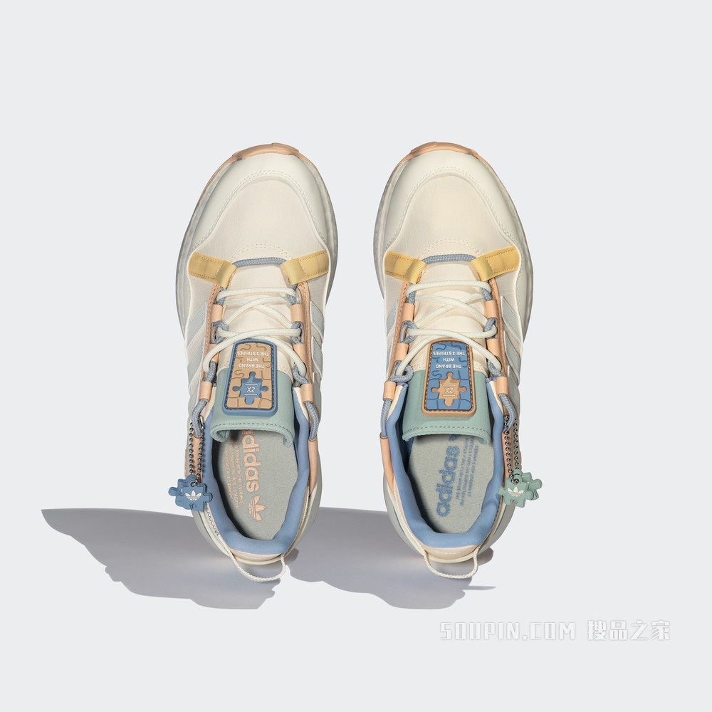 ZX 2K BOOST PURE 情侣款低帮经典运动鞋