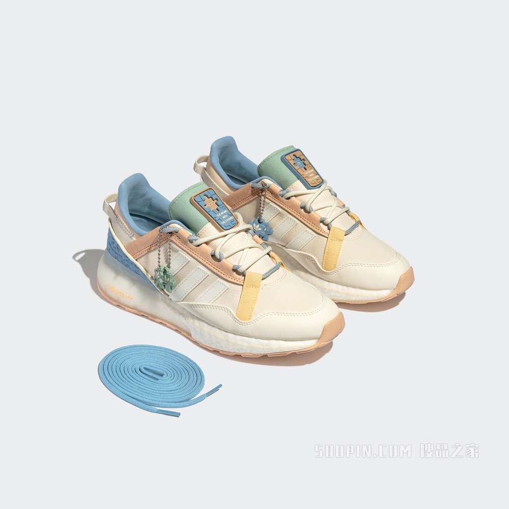 ZX 2K BOOST PURE 情侣款低帮经典运动鞋