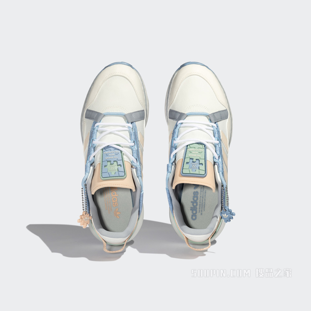 ZX 2K BOOST PURE 情侣款低帮经典运动鞋