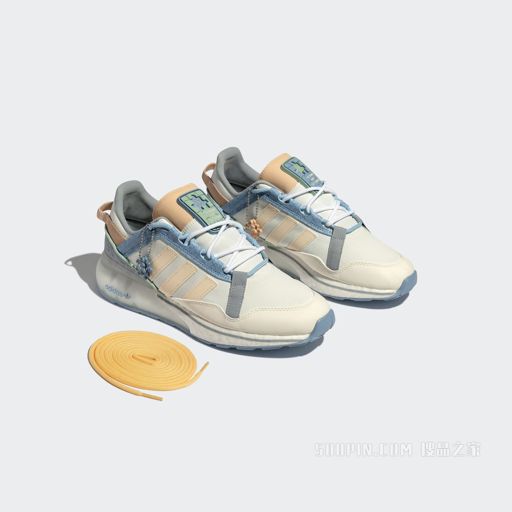 ZX 2K BOOST PURE 情侣款低帮经典运动鞋