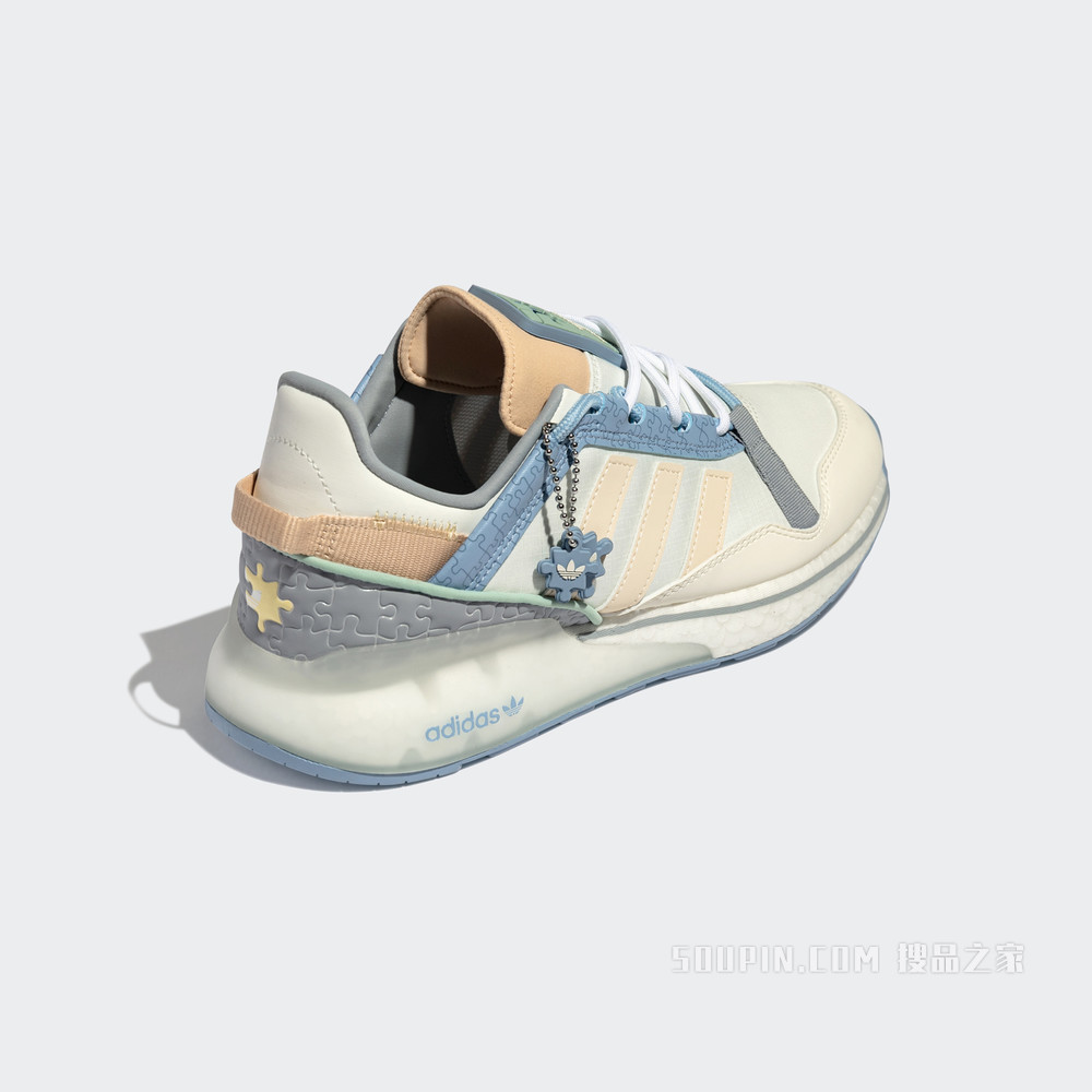 ZX 2K BOOST PURE 情侣款低帮经典运动鞋