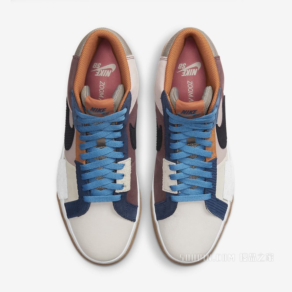 Nike SB Zoom Blazer Mid PRM 男/女滑板鞋