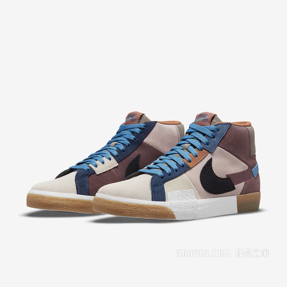 Nike SB Zoom Blazer Mid PRM 男/女滑板鞋