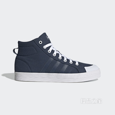 adidas neo BRAVADA MID 新款中帮休闲帆布鞋