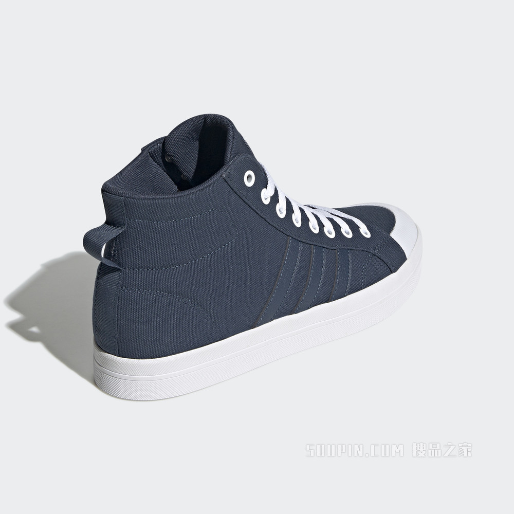 adidas neo BRAVADA MID 新款中帮休闲帆布鞋