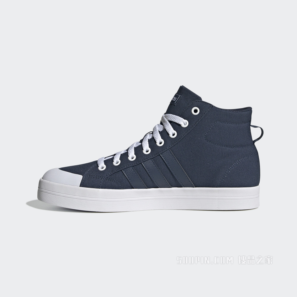 adidas neo BRAVADA MID 新款中帮休闲帆布鞋