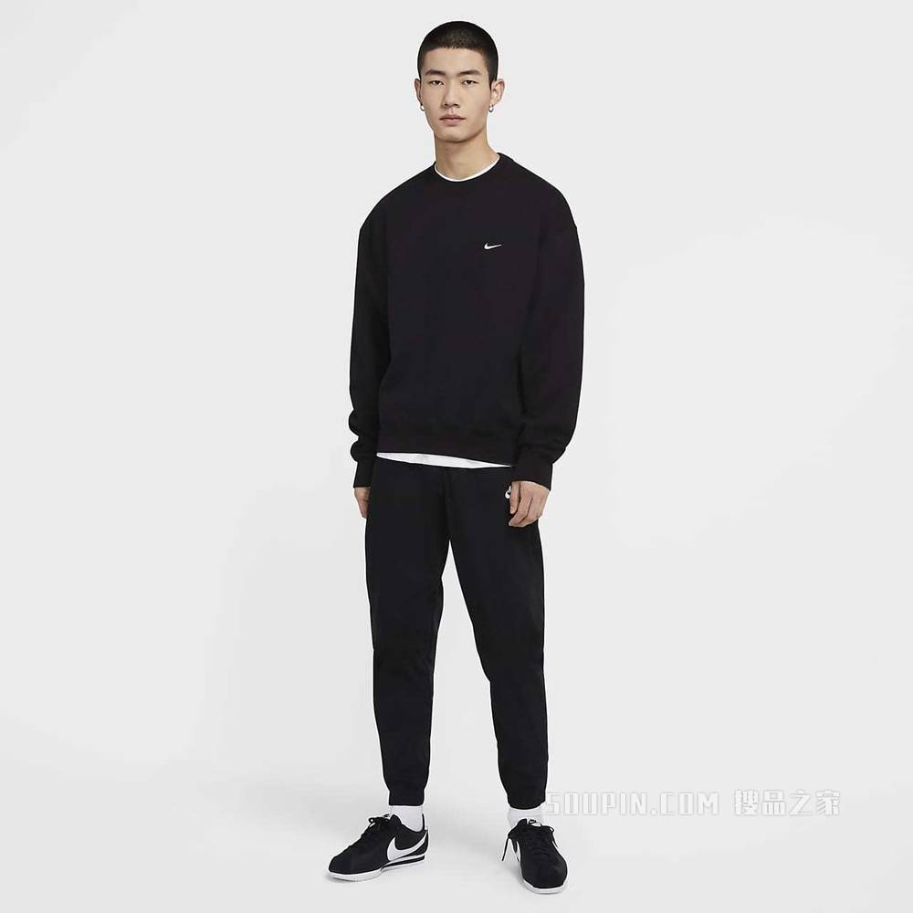 NikeLab 男子起绒圆领上衣