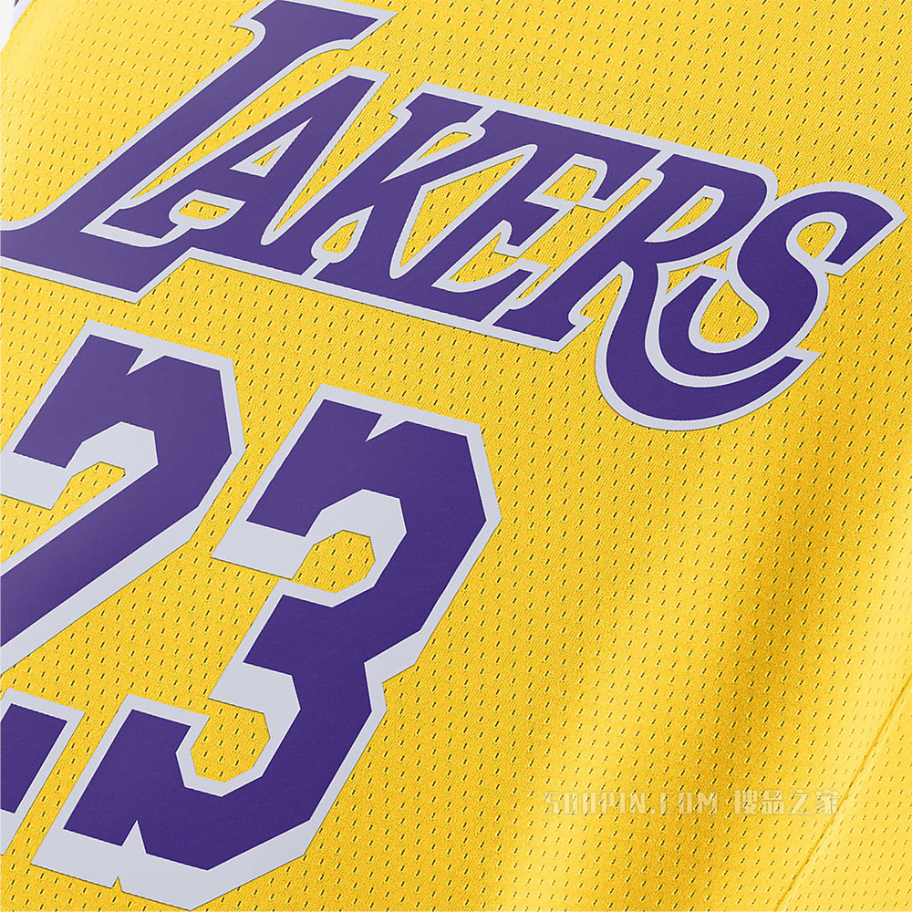 2020 赛季洛杉矶湖人队 (LeBron James) Icon Edition Nike NBA Swingman Jersey 男子球衣