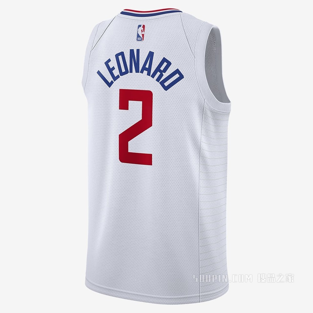 2020 赛季洛杉矶快船队 Association Edition Nike NBA Swingman Jersey 男子球衣