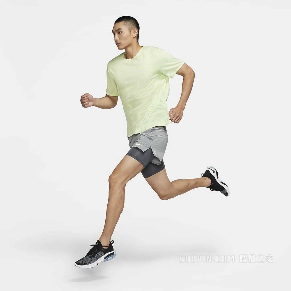 Nike Dri-FIT Wild Run Rise 365 男子短袖印花跑步上衣