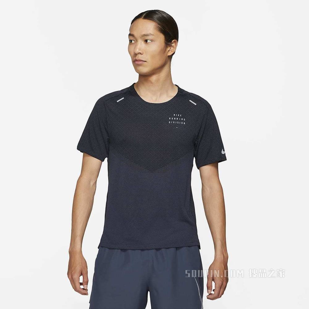 Nike Dri-FIT ADV Run Division Techknit 男子短袖上衣