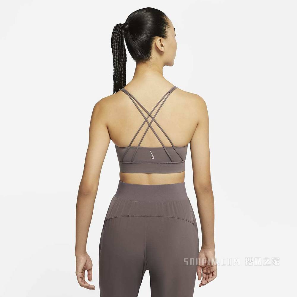 Nike Swoosh Luxe 女子中强度支撑衬垫运动内衣