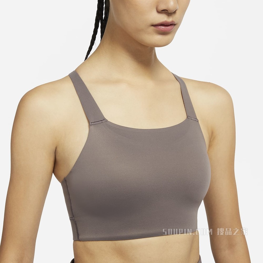 Nike Swoosh Luxe 女子中强度支撑衬垫运动内衣